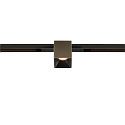 SLV track spot FIXT-IT! round, built-in version, suitable for VDU workstation IP20, bronze, black, lacquered dimmable