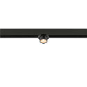 SLV track spot FIXT-IT! round, surface-mounted version, suitable for VDU workstation IP20, gold, black, lacquered dimmable