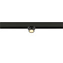 SLV track spot FIXT-IT! round, surface-mounted version, suitable for VDU workstation IP20, bronze, black, lacquered dimmable