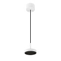 SLV pendant luminaire GRIP! FLAT IP20, black, white dimmable