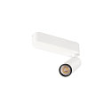 SLV ceiling luminaire GRIP!M SINGLE IP20, black, white, lacquered dimmable
