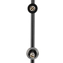 SLV table lamp SUN TL round G9 IP20, black dimmable