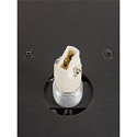 SLV wall luminaire SUN WL UP round G9 IP20, black, lacquered dimmable