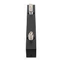 SLV wall luminaire SUN WL DOUBLE round G9 IP20, black, lacquered dimmable
