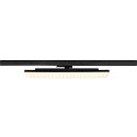 3-phase spot SIGHT PANEL square, suitable for VDU workstation IP20, black, lacquered 