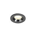 ceiling recessed luminaire NUMINOS� XS suitable for VDU workstation IP20, black dimmable