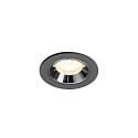 ceiling recessed luminaire NUMINOS� XS suitable for VDU workstation IP20, black dimmable