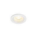 ceiling recessed luminaire NUMINOS� XS round, suitable for VDU workstation IP20, white, lacquered dimmable
