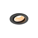 ceiling recessed luminaire NUMINOS� MOVE XS round, suitable for VDU workstation IP20, black, white, lacquered dimmable