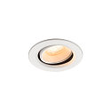 ceiling recessed luminaire NUMINOS� MOVE XS round, suitable for VDU workstation IP20, white, lacquered dimmable