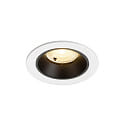 ceiling recessed luminaire NUMINOS� S suitable for VDU workstation IP20, black, white dimmable