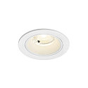 ceiling recessed luminaire NUMINOS� S round, suitable for VDU workstation IP20, white, lacquered dimmable