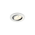 ceiling recessed luminaire NUMINOS� MOVE S round, suitable for VDU workstation IP20, white, lacquered dimmable