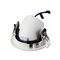 SLV ceiling recessed luminaire NUMINOS� GIMBLE M suitable for VDU workstation IP20, white, lacquered dimmable