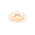 ceiling recessed luminaire NUMINOS� M round, suitable for VDU workstation IP20, white, lacquered dimmable