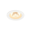 ceiling recessed luminaire NUMINOS� M round, suitable for VDU workstation IP20, white, lacquered dimmable