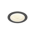 ceiling recessed luminaire NUMINOS� M round, suitable for VDU workstation IP20, black, white, lacquered dimmable