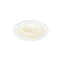 ceiling recessed luminaire NUMINOS� M round, suitable for VDU workstation IP20, white, lacquered dimmable