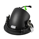 SLV ceiling recessed luminaire NUMINOS� GIMBLE L round, suitable for VDU workstation IP20, black, white, lacquered dimmable