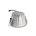 SLV ceiling recessed luminaire NUMINOS� L round, suitable for VDU workstation IP20, white, lacquered dimmable