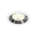 ceiling recessed luminaire NUMINOS� L suitable for VDU workstation IP20, chrome, white dimmable
