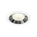 ceiling recessed luminaire NUMINOS� L suitable for VDU workstation IP20, chrome, white dimmable