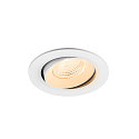 ceiling recessed luminaire NUMINOS� MOVE L round, suitable for VDU workstation IP20, white, lacquered dimmable