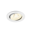 ceiling recessed luminaire NUMINOS� MOVE L round, suitable for VDU workstation IP20, white, lacquered dimmable