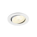 ceiling recessed luminaire NUMINOS� MOVE L round, suitable for VDU workstation IP20, white, lacquered dimmable