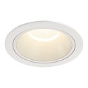 ceiling recessed luminaire NUMINOS� XL round, suitable for VDU workstation IP20, white, lacquered dimmable