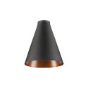 lamp shade LALU� CONE 15, bronze, black