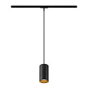 SLV 1-phase pendant luminaire ASTO TUBE with lamp socket GU10 IP20, black