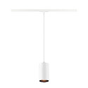 SLV 1-phase pendant luminaire ASTO TUBE with lamp socket GU10 IP20, white