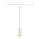 SLV 1-phase pendant luminaire ASTO TUBE with lamp socket GU10 IP20, white
