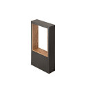 SLV outdoor floor lamp FLATT II 36 square, anthracite, brown dimmable