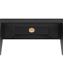 SLV outdoor floor lamp FLATT II 36 square, black dimmable