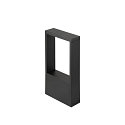 SLV outdoor floor lamp FLATT II 36 square, black dimmable