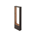 SLV outdoor floor lamp FLATT II 62 square, anthracite, brown dimmable
