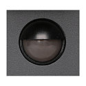 SLV outdoor wall luminaire FLATT II with sensor IP54, anthracite, brown 
