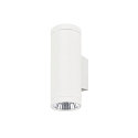 SLV outdoor wall luminaire HELIA PRO L SINGLE cylindrical IP65, white, lacquered 