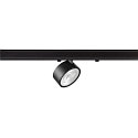 SLV 3-phase spot KALU 2.0 cylindrical, suitable for VDU workstation IP20, black, lacquered dimmable