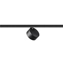 SLV track spot KALU 2.0 cylindrical, suitable for VDU workstation IP20, black, lacquered dimmable