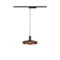 SLV 1-phase pendant luminaire LALU� MIX&MATCH without shade, CCT Switch IP20, black dimmable