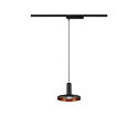 SLV 1-phase pendant luminaire LALU� MIX&MATCH without shade, CCT Switch IP20, black dimmable