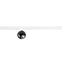 SLV 1-phase spot DYSKO cardanic swivelling, ball shaped IP20, glossy, black dimmable