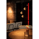 SLV 1-phase pendant luminaire DYSKO down, ball shaped IP20, glossy, gold dimmable