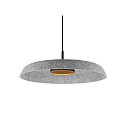 SLV lamp shade GRIP! FLAT, grey