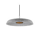 SLV lamp shade GRIP! FLAT, grey