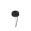 SLV pendant luminaire OLYPSO 50 E27 IP20, black dimmable