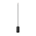 pendant luminaire FITU PD STONE E27 IP20, black dimmable
